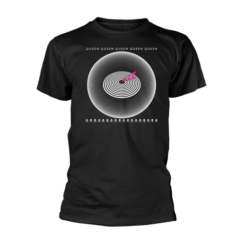 Queen Jazz Official Tee T-Shirt Mens Unisex (X-Large) Black