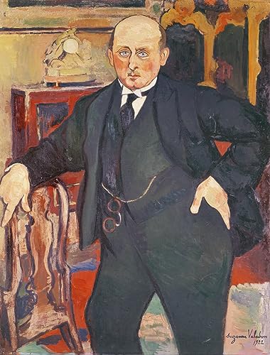 Impression prints toile Portrait de Monsieur Mori Suzanne Valadon peinture murale 60x90