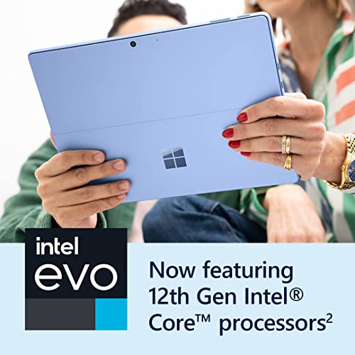 Image of Microsoft Surface Pro 9 (2022), 13 inch 2-in-1 Tablet & Laptop, Thin & Lightweight, Intel 12th Gen i7 Fast Processor for Multi-Tasking, 16GB RAM, 256GB Storage with Windows 11, Sapphire Microsoft Copilot