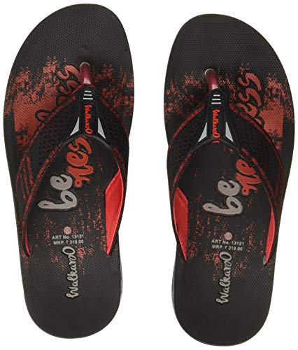 Buy Walkaroo Men Black Flip-Flops-6 UK (39 EU) (7 US) (13121) at