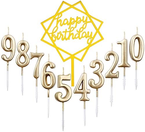 AILEXI Geburtstag Kuchen Topper - Handgefertigt Alles Gute Zum Geburtstag Glitter