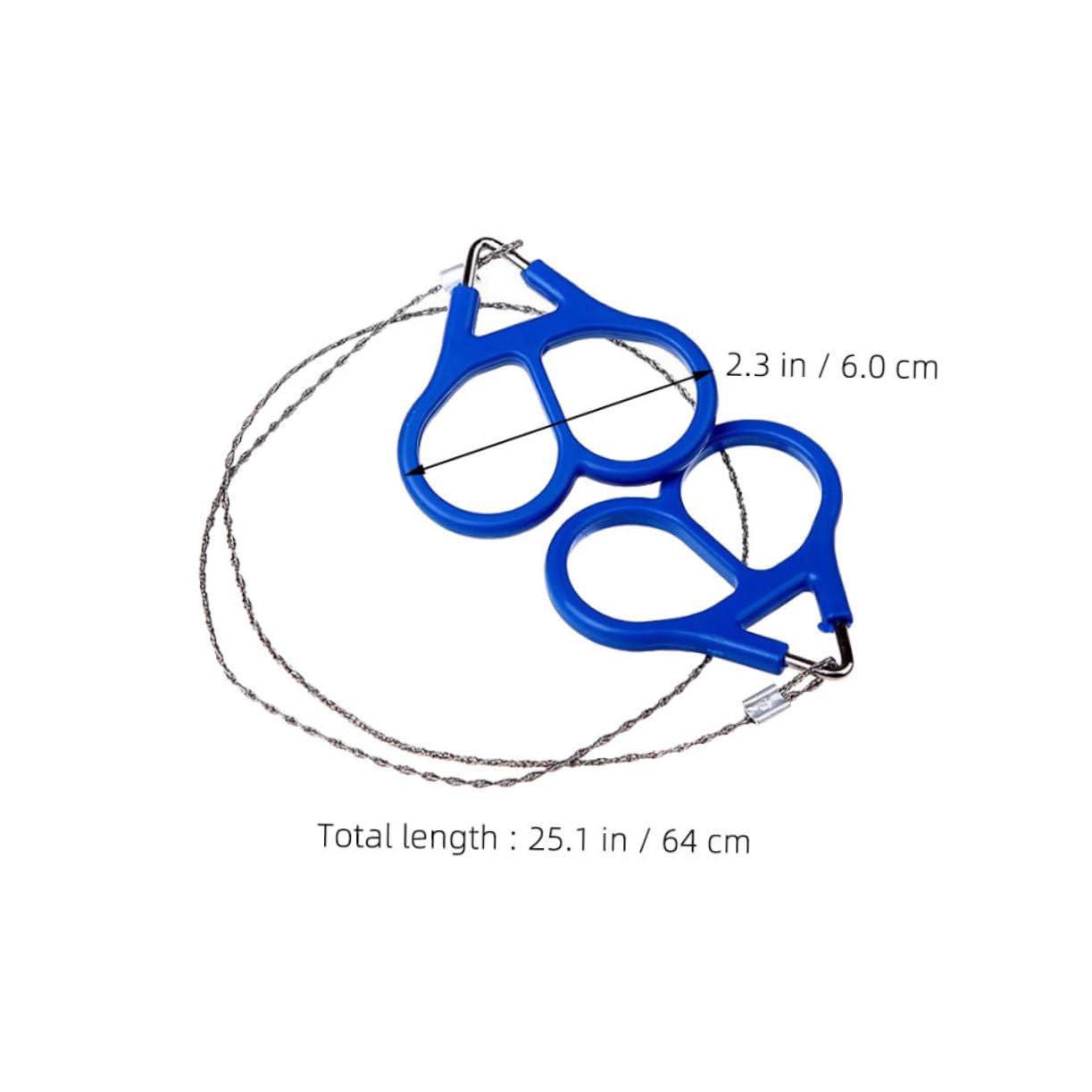 TOYANDONA 4pcs Wire Saws for Outdoor Survival Portable Pocket Chainsaw Strong Cutting Ability Flexible Design for Trees and Emergency Use