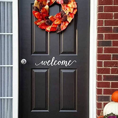 Welcome Front Door Decal Vinyl Letters Sticker For Entryway Decor #TOP3
