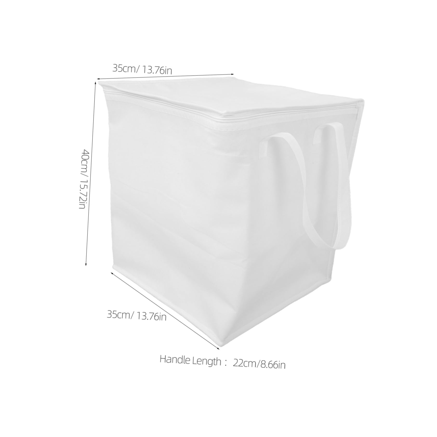 STOBAZA Insulated Food Bag Reusable Pizza Insulation Pouch for Grocery Shopping Thermal Picnic Basket Carrying Tote for Bbq Hotpot Seafood