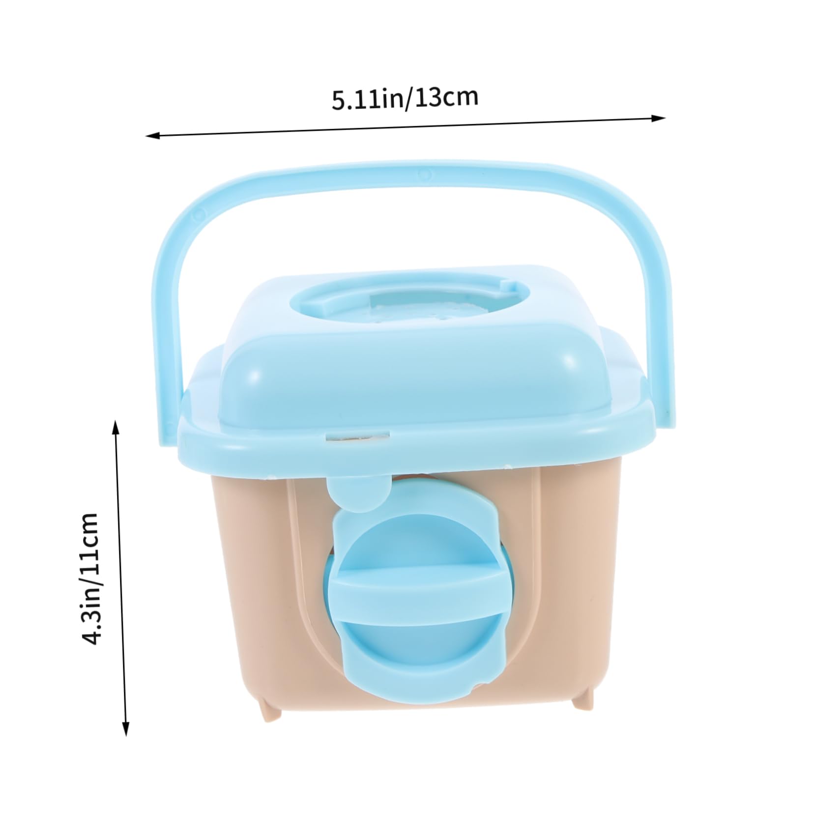 COLLBATH Portable Hamster Carrier Case Lightweight Outdoor Plastic Box for Small Pets for Hamsters and Guinea Pigs Easy to Clean Dormitory Housing
