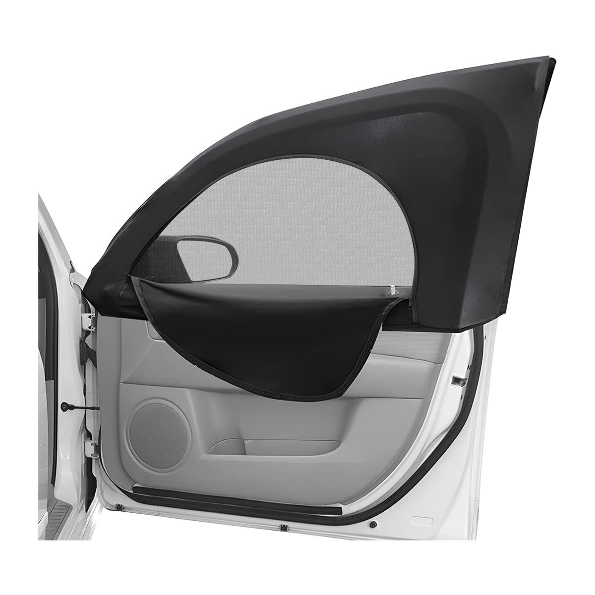 HVCRJY 2 Pcs Car Sun Shade Fits Ford Kuga (CX482) Titanium/X/St Line 2019-2023 2024, Window Screen Mesh Curtain Scratchproof Fly Net Side Window Car Mosquito Netting,Front window