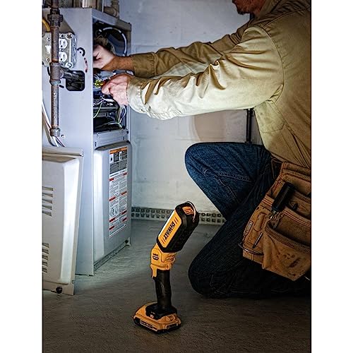 DEWALT 20V MAX LED Work Light, Rechargeable Flashlight, Pivoting Head, Hand Held, Tool Only (DCL050) by DEWALT - Image 3