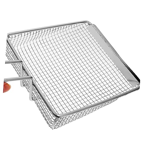 MAGICLULU Küchen-frittierkorb Aus Edelstahl Praktischer Filterkorb Für Lebensmittelzubereitung Mesh-sieb Für Einfache Reinigung Und Lagerung – Bild 7