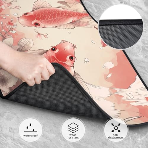 Tapis de sol voiture universels robustes - Lot de 4 pièces avant et arrière antidérapants