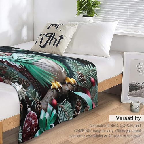 Manta de franela de búho de 100x130 cm para sofá cama 7