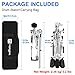 Snare Drum Stand Lightweight Double Braced Adjustable Height with Carrying Bag Fit 10