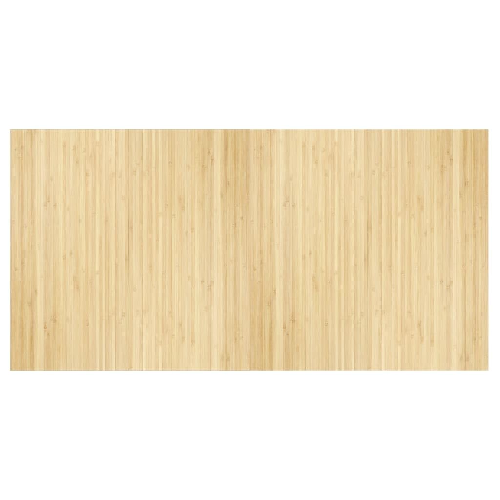 Tapis en bambou naturel natté moderne de salon rectangulaire 100x200