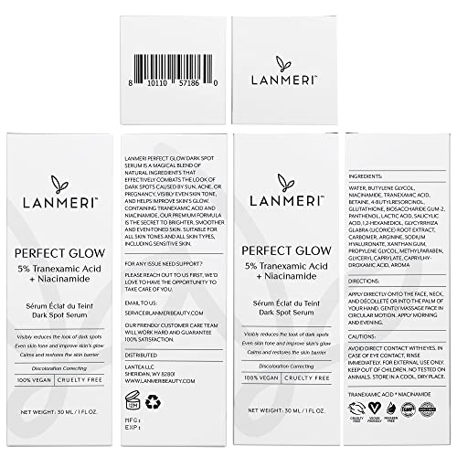 Dark Spot Remover For Face, Discoloration Correcting Glow Serum, Dark Spot Corrector Serum, Niacinamide Serum With Tranexamic Acid, Hyperpigmentation And Melasma Treatment For Face #TOP7