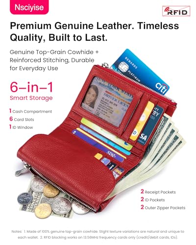 Nsciyise Premium Trifold Leather Wallet