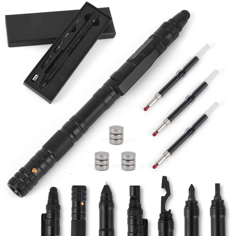 チタン製　ボールペン edc タクティカルペン 護身 Amazon | 7in1多 機能 ボールペン タクティカルペン EDC 護身用グッズ