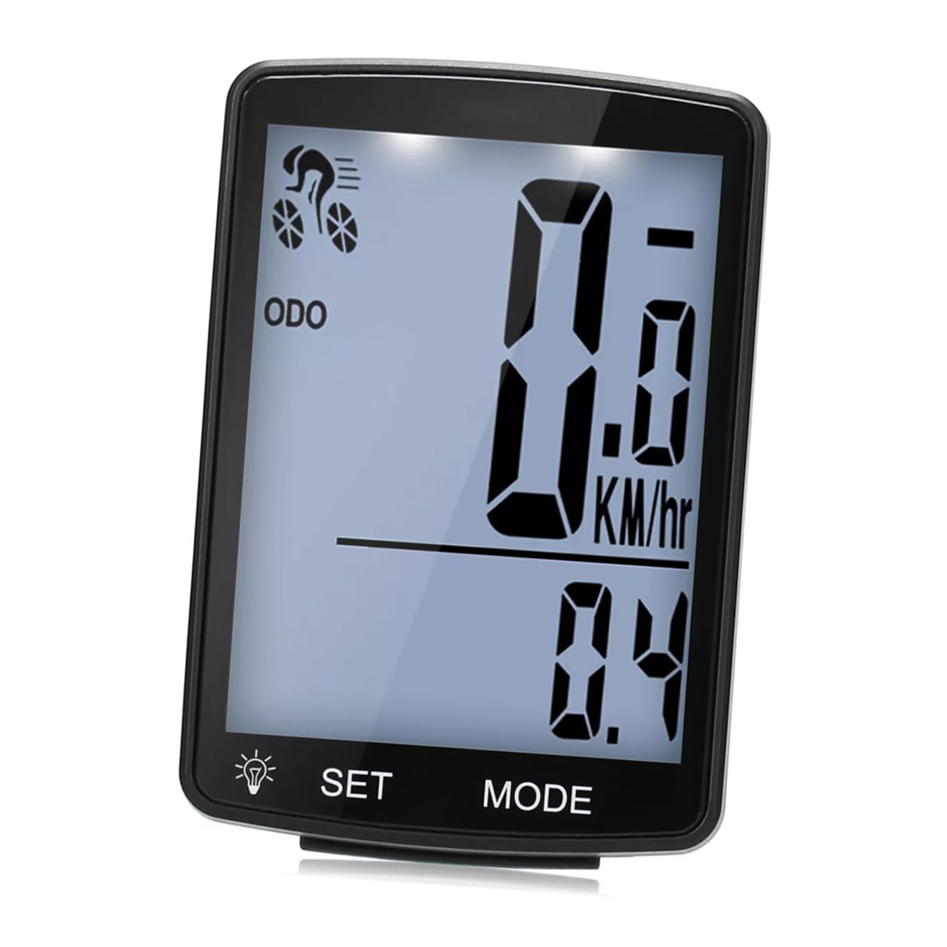 Odómetro de bicicleta inalámbrico BESPORTBLE con pantalla LCD multifunción 8