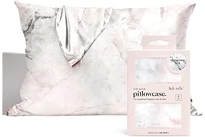 Satin Pillowcase with Zipper for Hair & Skin - Softer Than Silk...