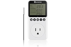 Digital Temperature Controller Outlet Day Night Thermostat Plug