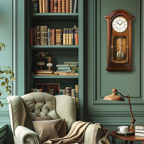 Ayrely AYCL-GF ® 26In Grandfather Vintage Wall Clock thumb #2