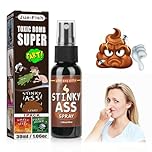 OSDUE Spray Puant Puissant, 30ml Puant Odeur Pet, Spray Puant, Liquide Blagues, Petit Liquide Puant, Blague Sprays, Fart Spray Extrêmement Puant pour Enfants et Adultes