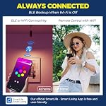 Lightinginside GU10 Smart Light Bulbs 50W Equivalent, 38°Beam Angle, Smart Bulb Works with Alexa/Google Home/SmartLife, 5W 420LM, RGBCW Bluetooth Spotlight Track Light, 2.4G WiFi, ETL Listed, 4PCS