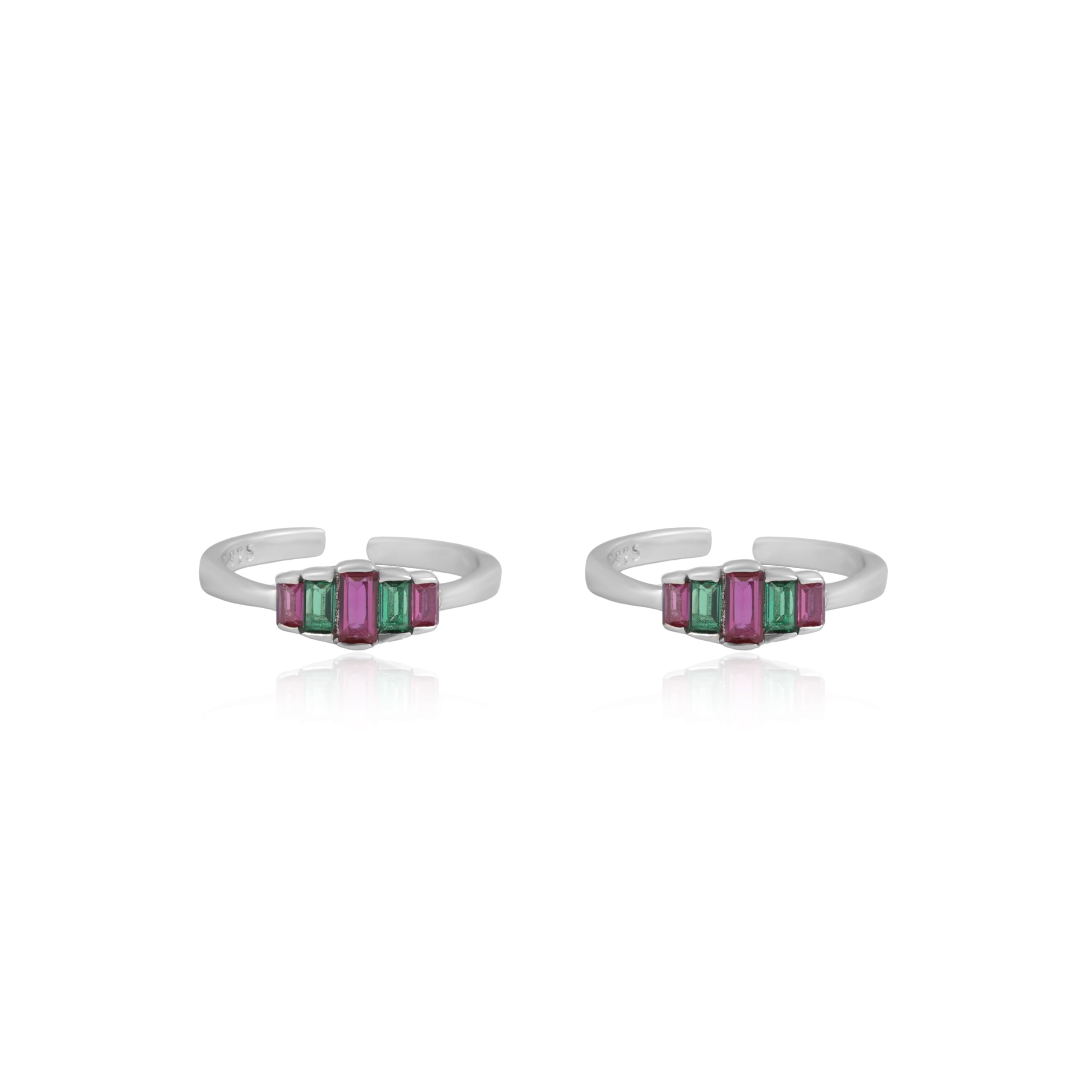 925 Sterling Silver Tango Toe Ring | Gift for Every Occassion | With Certificate of Authenticity and 925 Stamp | 6 Month Warranty-image-2