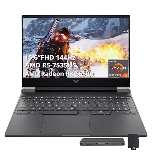 HP Victus 15.6C` FHD 144Hz Q[~Om[gp\R AMD Ryzen 5-7535HS 32GB DDR5 2TB PCIe SSD AMD Radeon RX 6550M OtBbNX obNCgL[{[h Wi-Fi