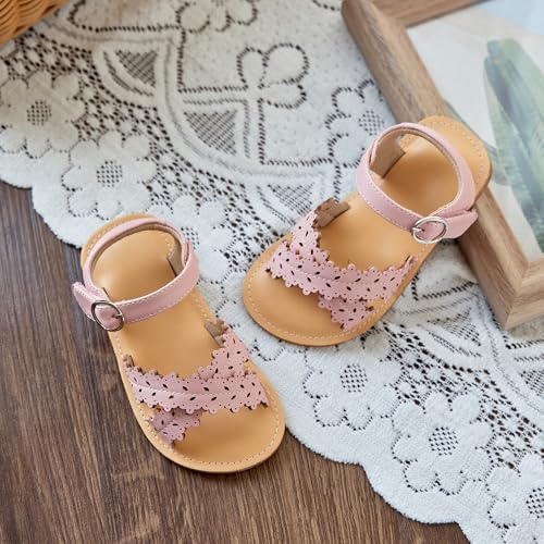 Image of GINFIVE Toddler Girls Sandals Girls Toddler Sandals Little Girls Kids Shoes