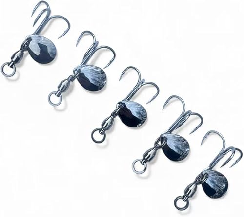 Miniatura 4 de Gancho de asistencia de plantilla con cuchilla giratoria, Spinner, giratorio láser UV, giratorio de alta velocidad, gancho BKK para agua salada y