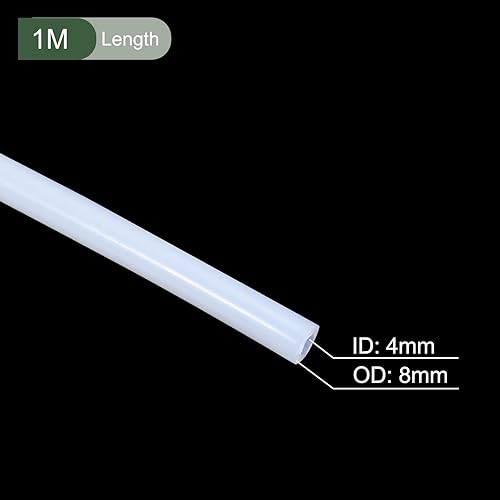 Miniatura 73 de YOKIVE Tubo de silicona, transferencia de agua, ideal para bomba (negro, 0.315 x 0.394 in IDxOD, 3.3 ft) Beige,Negro,Azul / Patchwork,Claro,forro