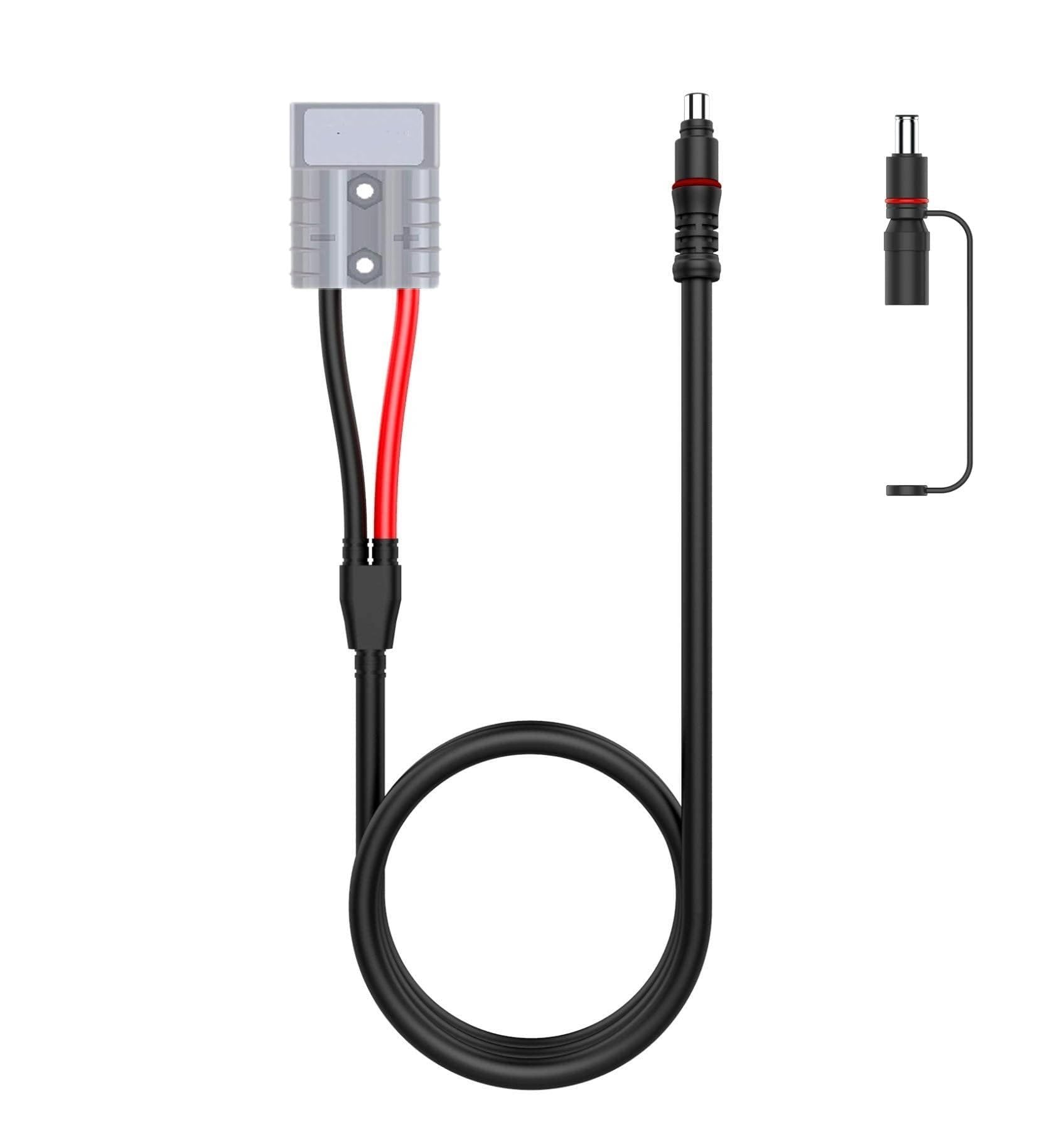 SolarEnz 8mm DC Adapter Cable Works with Anderson 50A Connector Solar Panel Connector Perfectly Compatible with