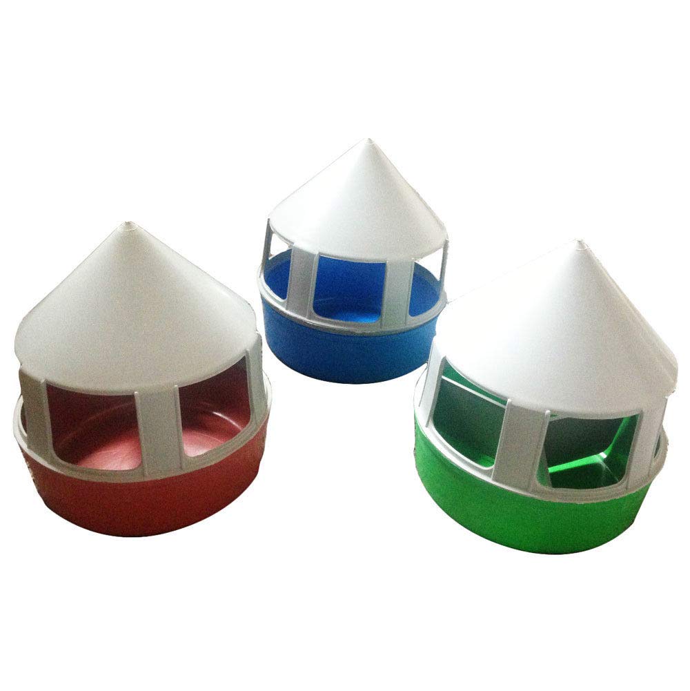 AGROHIT Porta Grit e Sali per Colombi 20,5x22,7 cm in Plastica, Per l'alimentazione degli uccelli, in particolare per i piccioni, Feeder, Bottiglia per mangime per uccelli