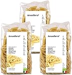 Amoreterra, (3 Pz.) Pasta Senatore Cappelli Penne Bio 500g, Grani antichi, artigianale biologica, trafila al bronzo