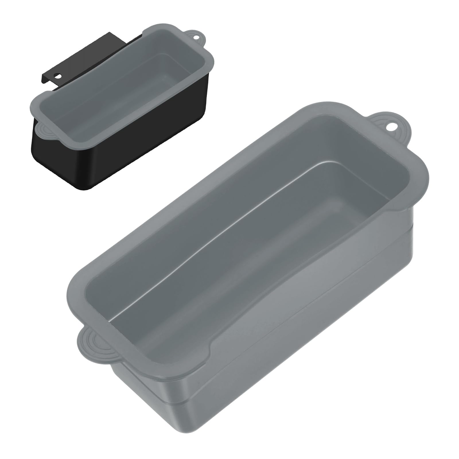 M METERXITY 1-Pack Foldable Silicone Grease Cup Liners, Gray