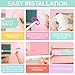 Flip Calendar for Classroom 2025–2028 – Pastel Colorful Bulletin Board Calendar Set with 53 Date Cards, Adjustable Rod (15.7