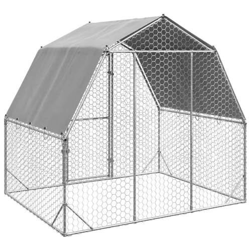 Poulailler de jardin 2.5m de long pour protéger les poules et canards - 6