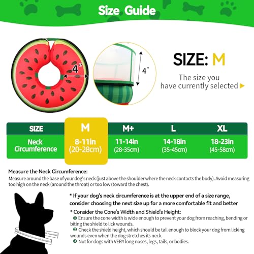 Image of Upgraded Inflatable Dog Cone Collar to Stop Licking, Soft Dog Donut Collar
