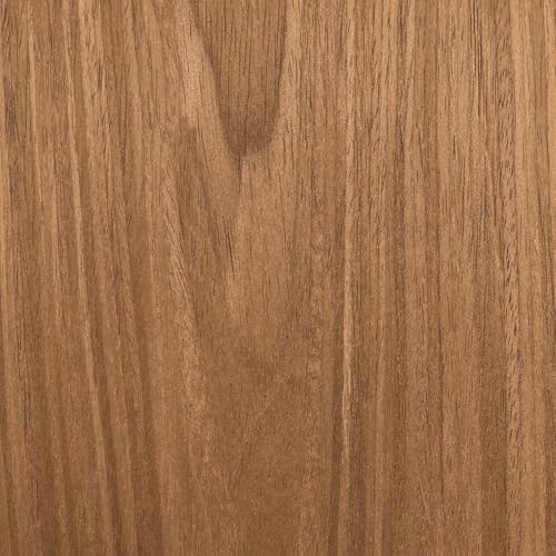 M & E Design Walnut Engineered Wood Veneer - Flat Cut Composite, 24' x 96', 4mm Thickness, A Grade, No Glue Back - Veneer Sheets