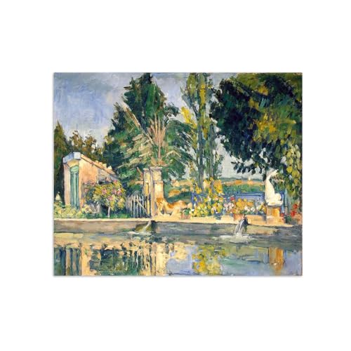 Tableau Paul Cézanne déco salon une toile nature impressionniste
