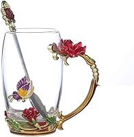 Vista 16 de Regalos navideños para mujeres, mamá, regalos perfectos para Navidad, Día de San Valentín, taza de café esmaltada de vidrio, regalos de cumpleaños