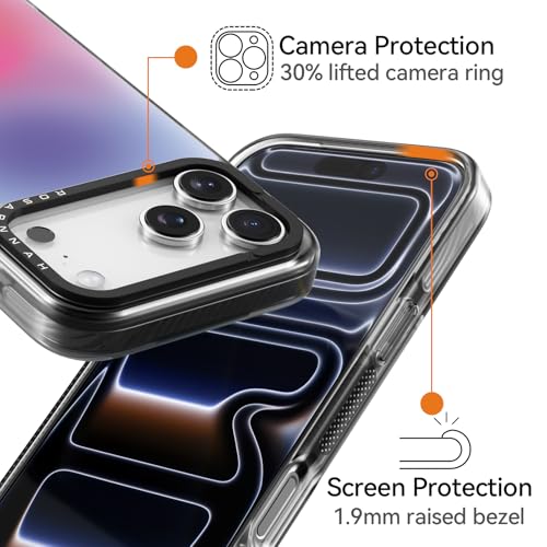 Coque iPhone Pro Rosarnnah 17BS antichoc 2m noir délavé - 4