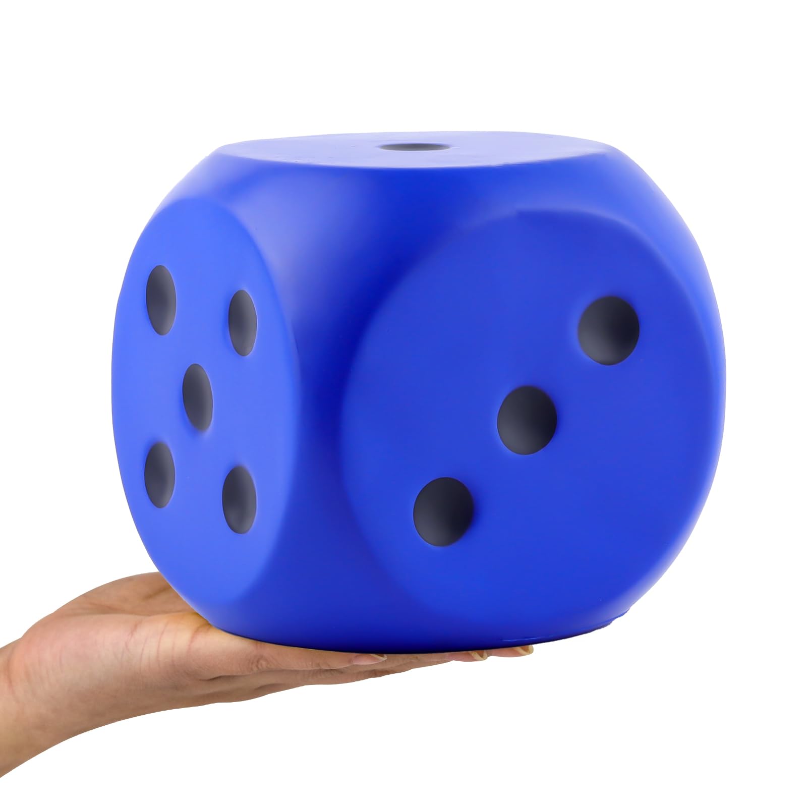 Anboor 5.9'' Large Foam Dice Squishy Jumbo Dice for Classroom Game Kids Toys Present Collection Decorative Props(Blue)