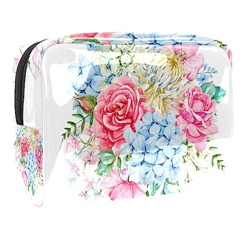 Trousse de maquillage pour dame Fleurs en Fleurs, le cadeau idéal pour toutes les voyageuses