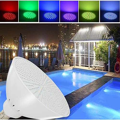 Bentolin 120V 35W RGB Swimming Pool Lights Bulb LED PAR56 Light Compatible Pentair Hayward Light Fixture,and for Inground Pool Automatic Color Change