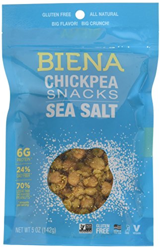 Biena Sea Salt Chickpea Snacks, 5 Ounce -- 8 per case.