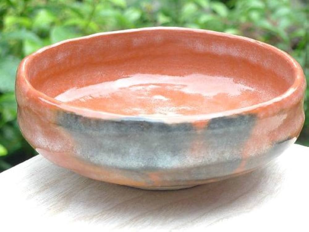 Amazon | 赤楽平茶碗 松楽 | 京焼清水焼 | 抹茶碗