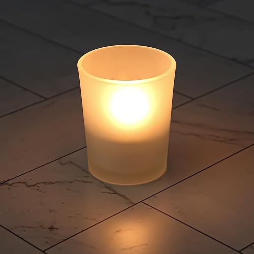 Miniatura 2 de Eastland Juego de 288 soportes votivos grandes esmerilados