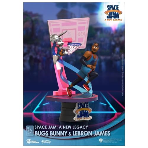 Statuette Space Jam Bugs & Lebron James idéale pour déco Geek - 2