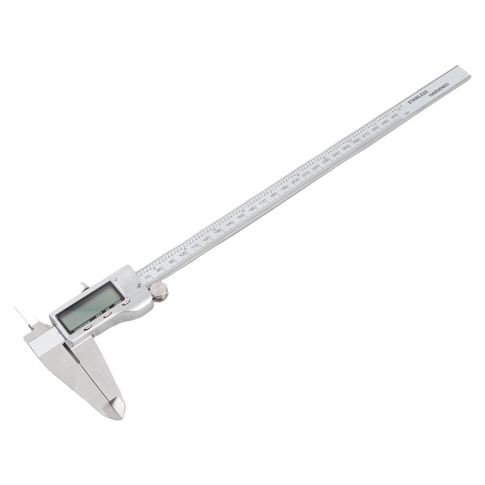 FTVOGUE Digitaler Messschieber aus Edelstahl, Messwerkzeug, 0–300 Mm, 0,01 Mm Auflösung, Großes Display, Genaue Ablesung für Industrie, Werkstatt, Autoreparatur, Maschinisten