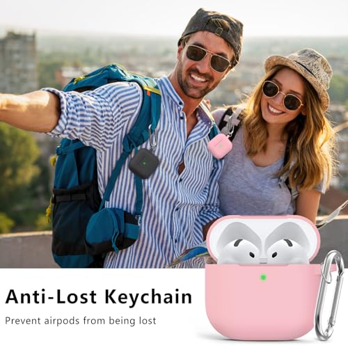 Image of Ljusmicker for AirPods 4 Case 2024 with Cleaner Kit,Pink